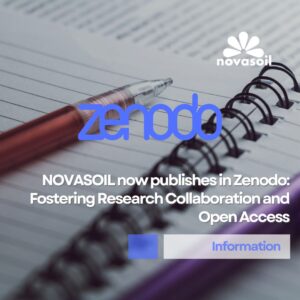 NOVASOIL now publishes in Zenodo: Fostering Research Collaboration and Open Access